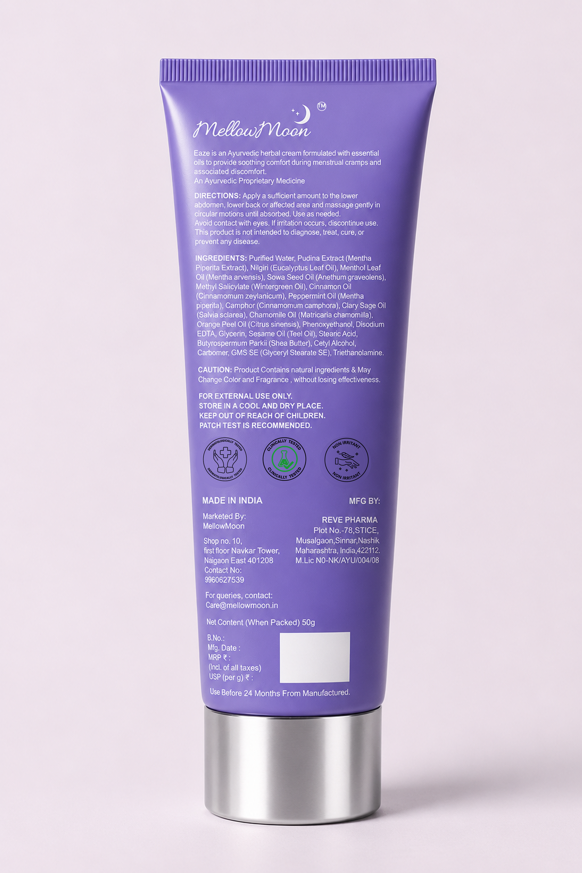 Eaze Pain Relief Cream For Menstrual Discomfort